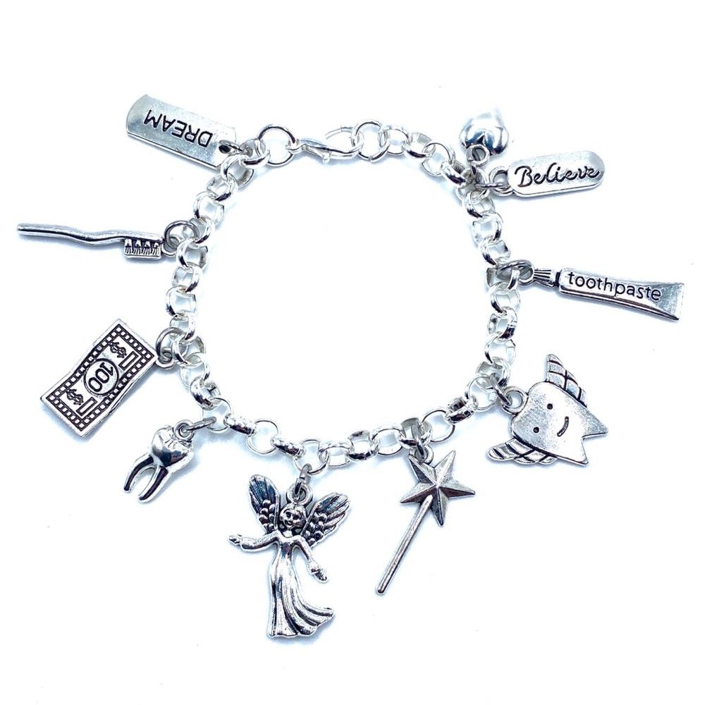 Kids Tooth Fairy Charm Bracelet